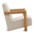 Contemporary Coren Tailored Coastal Modern Lounge Chair For Sale - Image 3 of 6