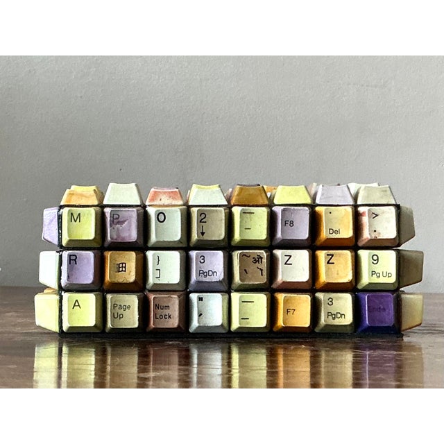 Vintage Boho Computer Key Box For Sale - Image 4 of 7