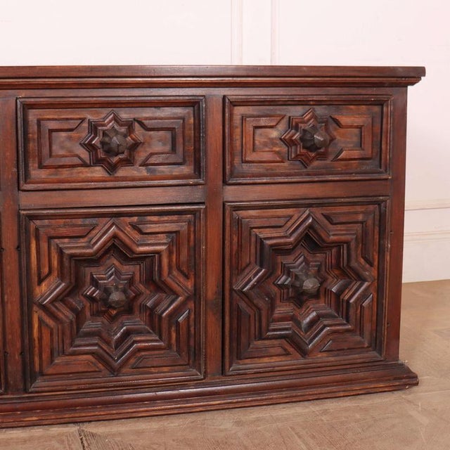 Brutalist Spanish Brutalist Sideboard, 1970s For Sale - Image 3 of 11