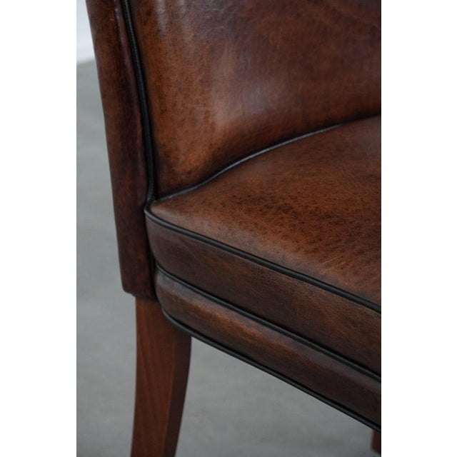 Dining Chairs in Sheepskin Leather, Set of 2 For Sale - Image 12 of 13