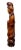 Large Vintage Hand Carved Solid Wood 4.5 Foot Standing Kwan Yin/Guanyin Statue For Sale - Image 9 of 12