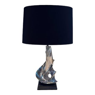 1989 Sergio Verginelli Sculptural Biomorphic Table Lamp For Sale