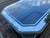 Mid-Century Modern Vintage Hollywood Regency Style Black Lacquer and Glass Floating Coffee Table With Patina For Sale - Image 3 of 18