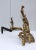 1950s French Brass Andirons - A Pair For Sale - Image 12 of 13