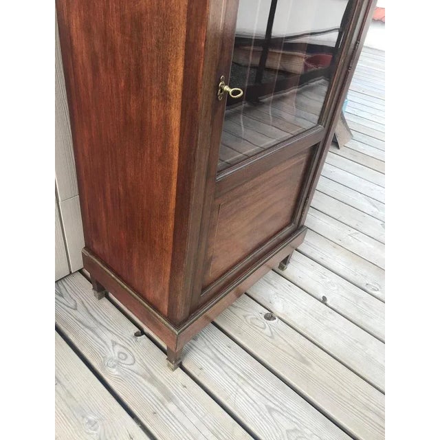 Empire Style French Showcase in Mahogany, 1920s For Sale - Image 11 of 13