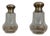 Antique Louis XVI Crystal and Silver Bottles, Set of 2 For Sale
