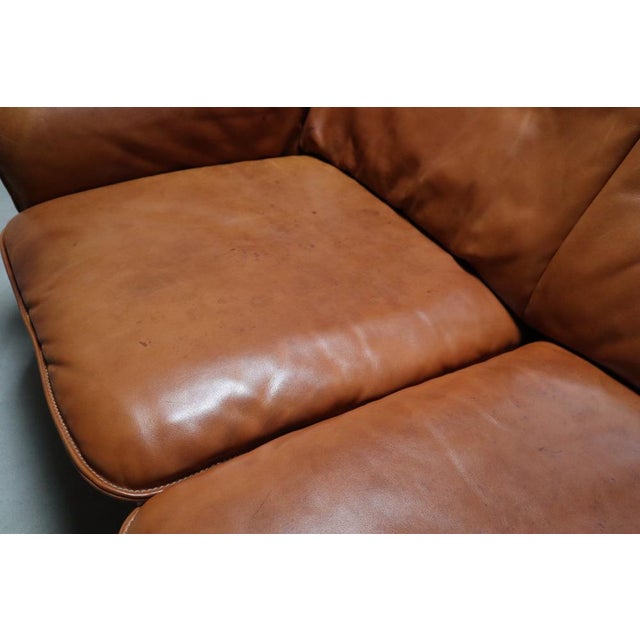 DS-16 Cognac Leather Sofa from de Sede, Switzerland, 1970s For Sale - Image 18 of 18