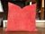 2020s Custom Coral Orange Corduroy Pillows - A Pair For Sale - Image 5 of 9