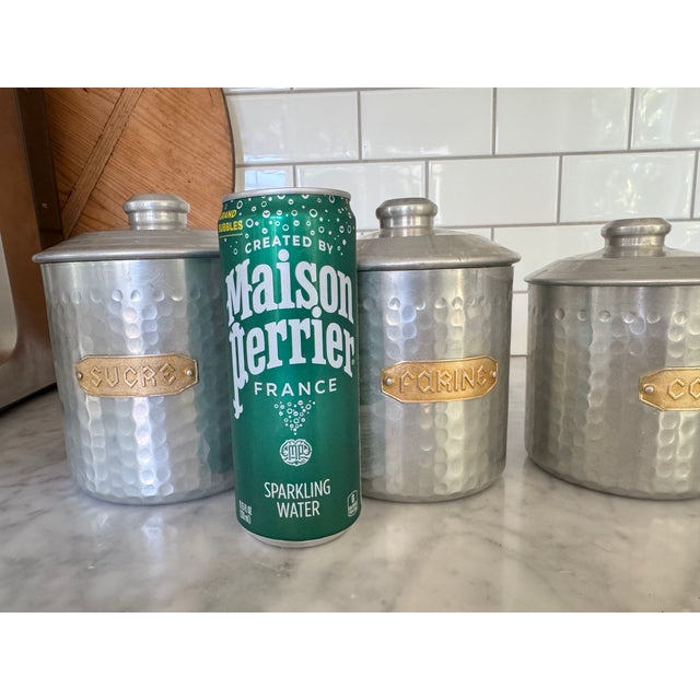 Vintage French Kitchen Canister Set For Sale - Image 11 of 11