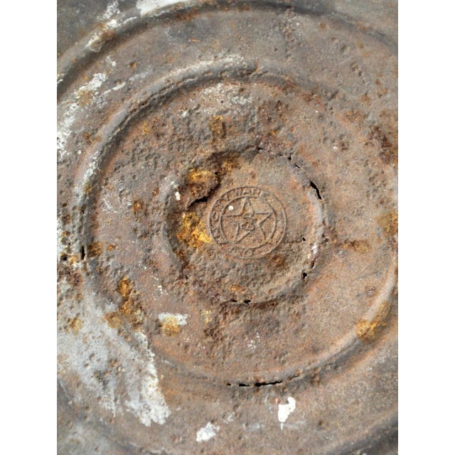 Antique Metal Flour Bin For Sale - Image 10 of 12