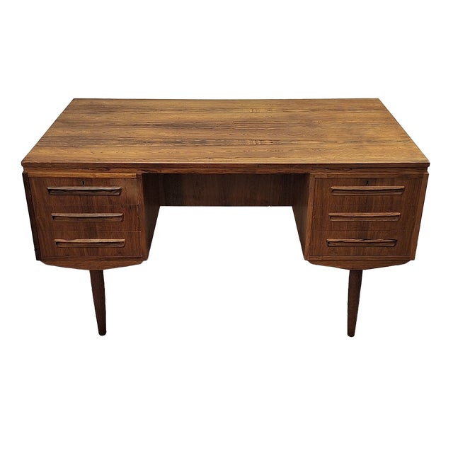 Mid-Century Modern Double Sided Desk by J Svenstrup for A P Mobler, Denmark, 1960s For Sale