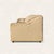 Postmodern Mid-Century Inspired Beige Leather Sofa – Vintage Postmodern, 1980s For Sale - Image 3 of 10