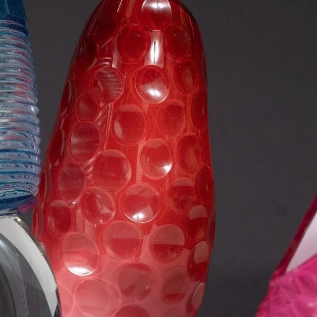 Layered Glass "Dragonfruit" Sculpture by Jiri Jelinek For Sale - Image 9 of 13