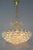 Seven Light Crystal Glass and Gilt Brass Chandelier, Germany, 1970s For Sale - Image 17 of 18