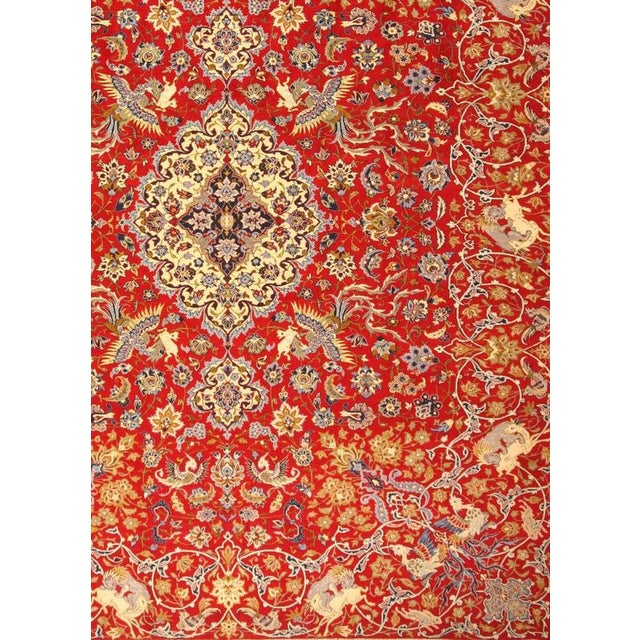 H1 Middle Eastern Rug in Wool For Sale - Image 4 of 11