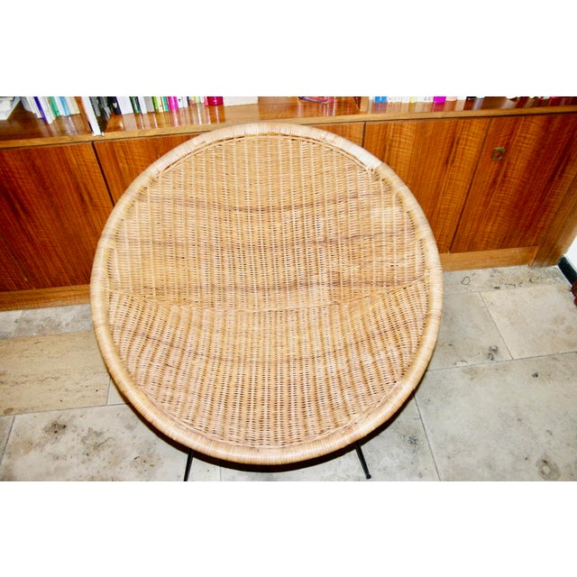 Wicker Armchair by Paul McCob, USA, 1950s For Sale - Image 6 of 8