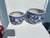 Modern Vintage Floral Blue & White Planters, 2 Pieces For Sale - Image 3 of 5