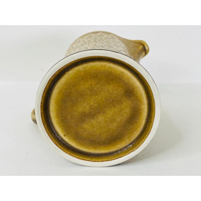 Bing & Grondahl 1960s Danish Modern Ceramic Relief by Jens Quistgaard Milk Pitcher For Sale - Image 4 of 5