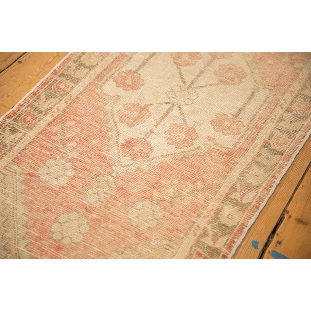 Vintage Distressed Oushak Rug Runner - 2'8" x 6'5" For Sale - Image 9 of 10