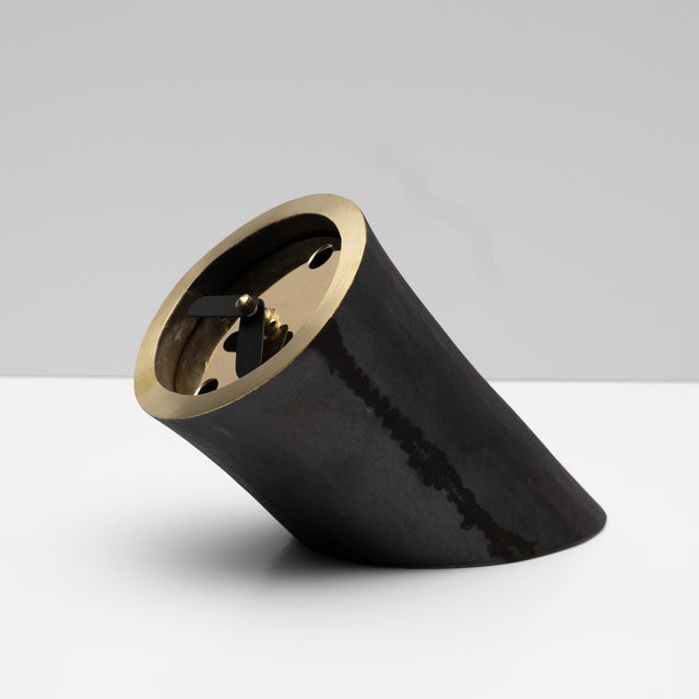 Carl Auböck Carl Auböck Model #3855 Brass 'Atom' Desk Clock For Sale - Image 4 of 12