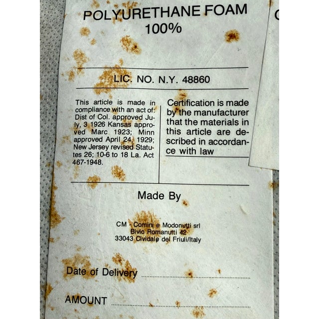 Vintage Comini & Modonutti Italian Cerused Oak French Ladderback Chairs - Set of 8 For Sale - Image 12 of 12