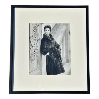 Vintage 1950 Black and White Fashion Photography For Sale