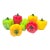 Vintage Blown Art Glass Bell Peppers, Red Yellow & Green, Set of 7 For Sale
