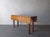 1950s European Craftsman Drop Leaf Dining Table With Sawtooth Legs For Sale In Las Vegas - Image 6 of 12