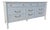 Thomasville Hollywood Regency Faux Bamboo Painted Long Sideboard Dresser 6645 For Sale