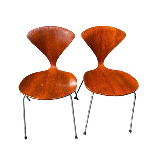 Mid-Century Modern Bernardo by Plycraft Molded Plywood Dining Chairs - Set of 4 For Sale - Image 9 of 10