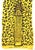 Playful pop art style depiction of the Chrysler Building Tower in New York on a yellow/metallic gold leopard print...