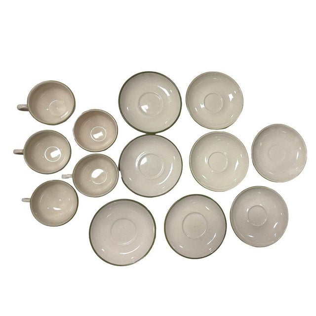 Mid-Century Modern 1950s Mid-Century Modern "Tiger Iris" & "Tiger Lily" China Dish Set by Winfield Pottery, Set of 43 For Sale - Image 3 of 15