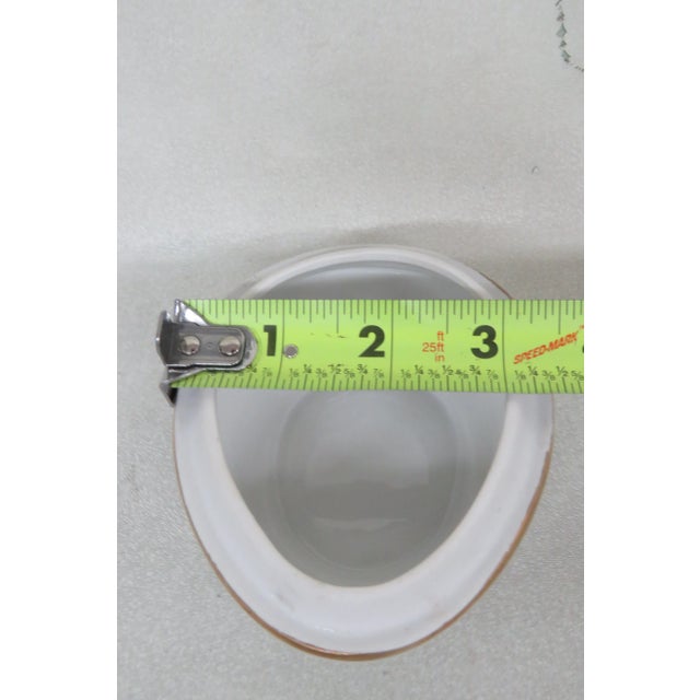 Gerlod Porzellan Tettau Bavaria W Germany Egg Trinket Vanity Jewelry Box For Sale - Image 10 of 12