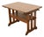 Stickley Style Antique Mission Oak Arts & Crafts Metamorphic Library Table Monk's Chair | Newly Refinished For Sale