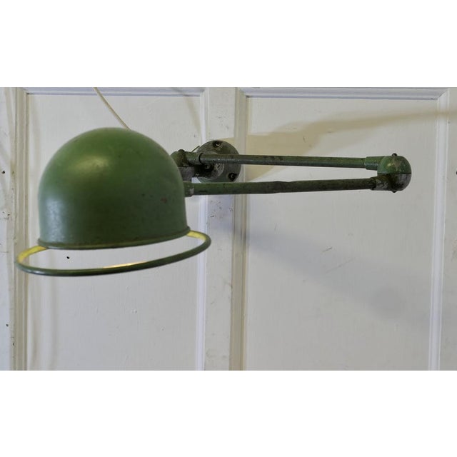 1950s Vintage French Industrial Articulated Wall Light, 1950s For Sale - Image 5 of 9