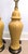 Mid 20th Century Mid Century Yellow Ceramic Lamp Pair Ginger Jar Style For Sale - Image 5 of 11