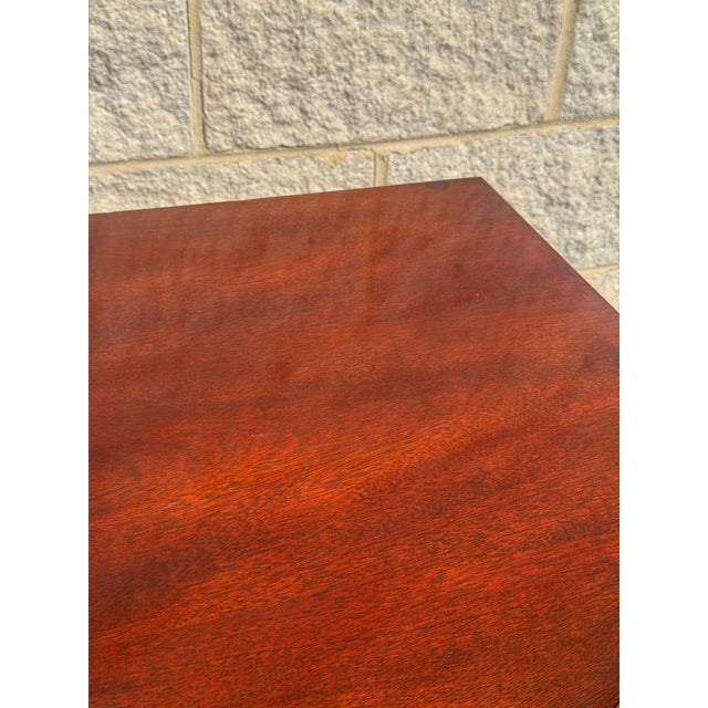 Vintage Thomasville Federal Style Mahogany Bowfront Sideboard For Sale - Image 12 of 12