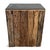 Brown Rustic Wood & Slate Side End Table For Sale - Image 8 of 9