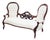Antique Victorian Walnut Chaise Lounge, 1860 For Sale - Image 3 of 13