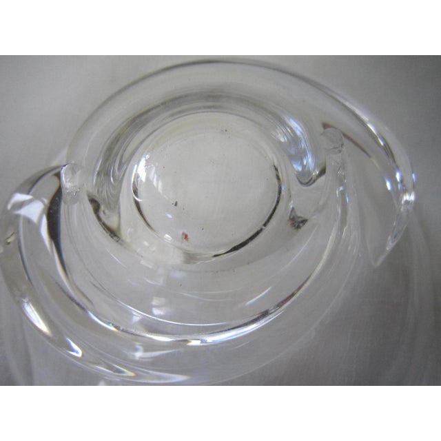 Steuben Glass Vintage Steuben Snake Spiral Bowl, Signed For Sale - Image 4 of 4