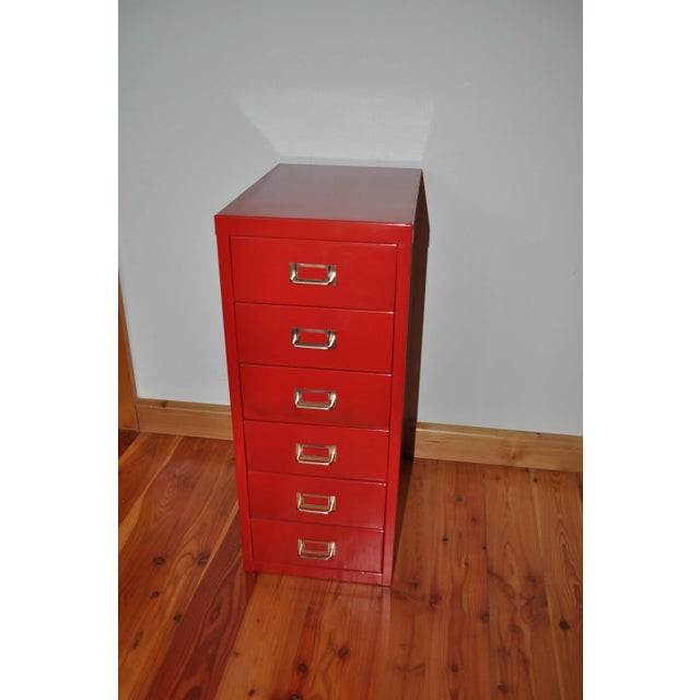 Industrial Metal Chest of Drawers, 1980s For Sale - Image 10 of 10