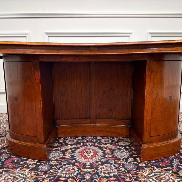 Art Deco English Desk by Globe Wernicke For Sale - Image 9 of 18