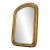 Antique Gilt Wood Arched Mirror For Sale