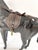 Vintage Black Equestrian Horse Sculpture With Leather Saddle & Bridle For Sale - Image 11 of 12
