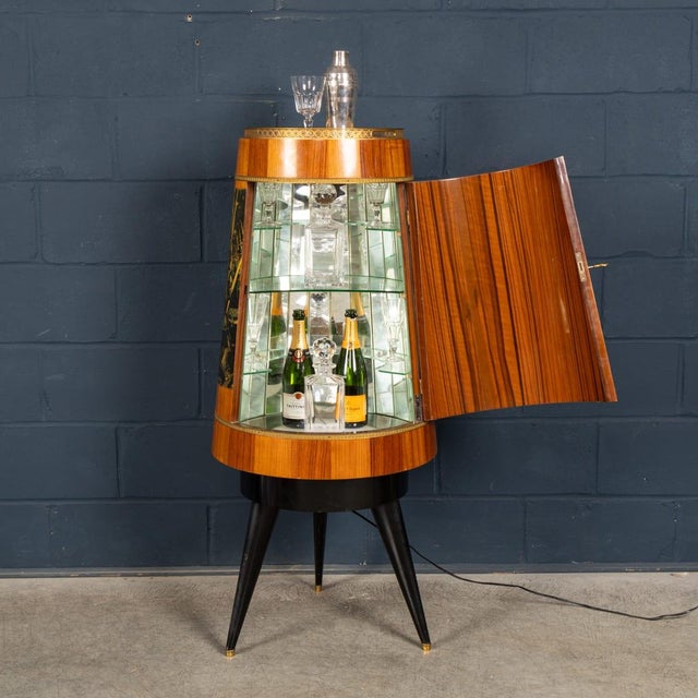 A striking and highly decorative cabinet by aldo tura, italy, dating to the 1960s, exemplifying the maker’s distinctive...