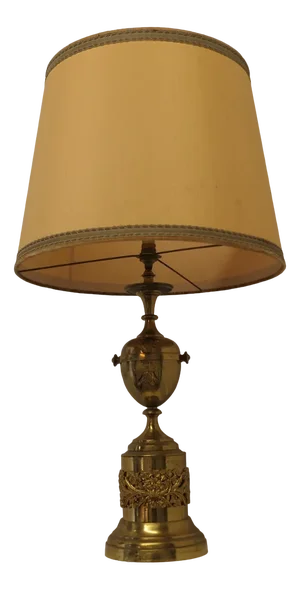 Vintage Brass Table Lamp, 1920s