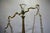 Victorian Large 19th Century Antique Brass Scale For Sale - Image 3 of 9
