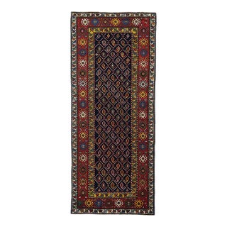 19th Century Antique Shirvan Rug 3'5'' x 8'9'' For Sale