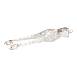 19th Century French Sterling Silver Sugar Tongs by Antoine-Adrien Vautrin, Paris