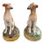 A Pair of Antique Staffordshire Decorated Whippets, Circa 1830's For Sale